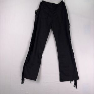 Coco Suede Fringe Side Pants